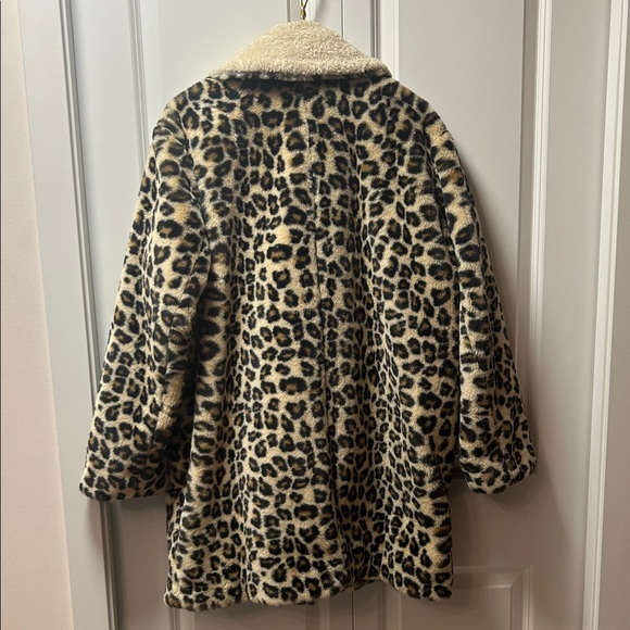 GAP Leopard Print Teddy Jacket - Picture 6 of 11